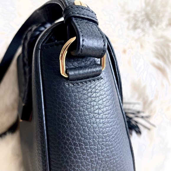 New Altuzarra Ghianda Knot Saddle Bag in Black Leather - Picture 13 of 14